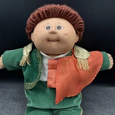 Cabbage Patch Kids Doll Matador Yarn Brown Hair Coleco PMI Mold 8 Vintage 1985
