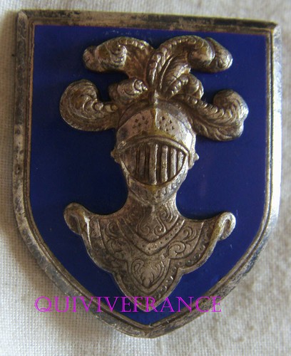 Insigne EAABC - École D'Application De L'Arme Blindée Cavalerie Saumur - 1950-60