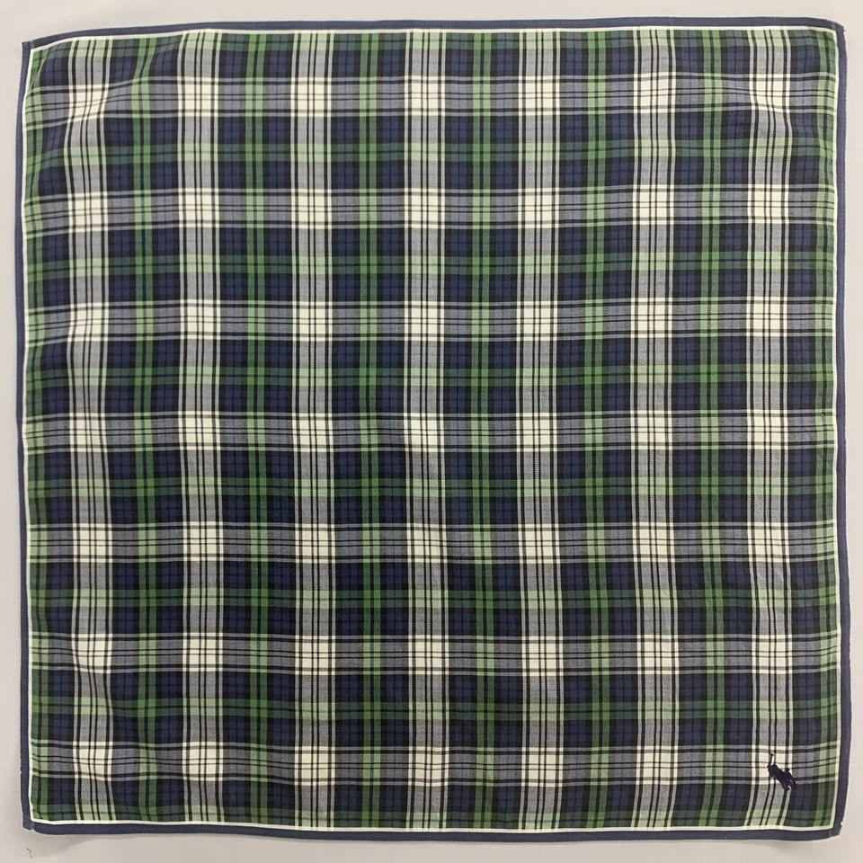 Pañuelo vintage Polo Ralph Lauren pañuelo pañuelo de bolsillo cuadrado de algodón Foto 2 de 4