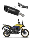 Fits to Suzuki V-Strom 800 SE/DE 2023 - 2024 Exhaust Silencer Muffler HP6 BLACK