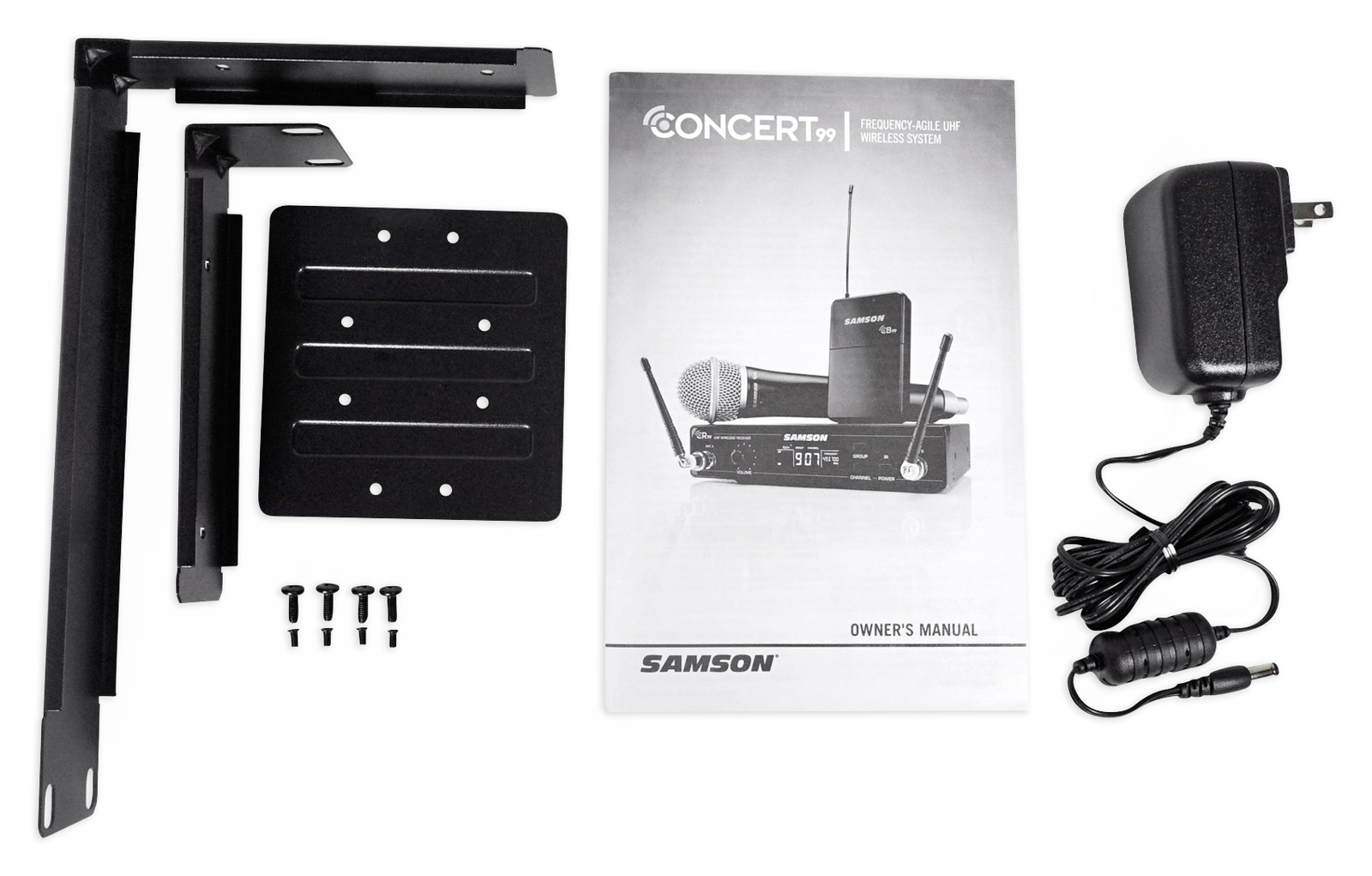 SAMSON Concert 99 Earset Condenser Microphone D-Band+Audio Technica Headphones