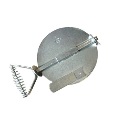 Kamino-Flam Tubo Per Stufa Con Valvola A Farfalla – Acciaio Ø150 Mm, Lunghezza 25 Cm, Colore Grigio