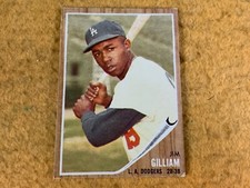 U8-90 BASEBALL CARD - JIM GILLIAM - LOS ANGELES DODGERS - 1959 TOPPS - CARD #486