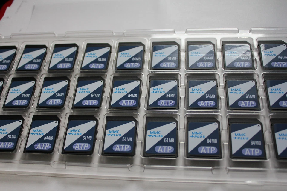 3pcs 64MB ATP MMC Multimedia Memory Card for PALM PDA Older sd cameras - Image 3 of 3