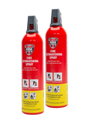 REINOLDMAX Feuerlöschspray, Stop Fire, Feuerlöscher 750 g, 2 Stück, 044040