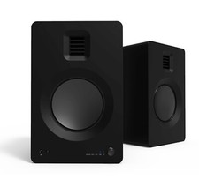 Kanto Tuk Matte Black Powered Speaker With Bluetooth And Phono Pre-amp