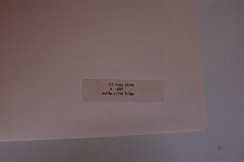 Group of 6 Vintage U.S. Army Battle of the Bulge Military Photos - Picture 7 of 14