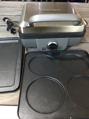 Cuisinart Waffle Maker Belgian Pancake Plate Model WAF 300 TESTED