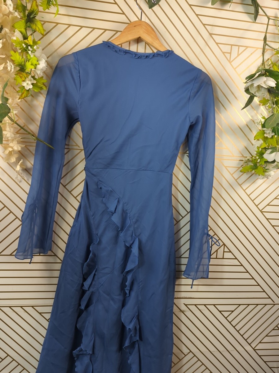 Abercrombie&Fitch Dress longsleevesワンピース Women's Long-Sleeve Wrap Shirt Dress | Women's Clearance