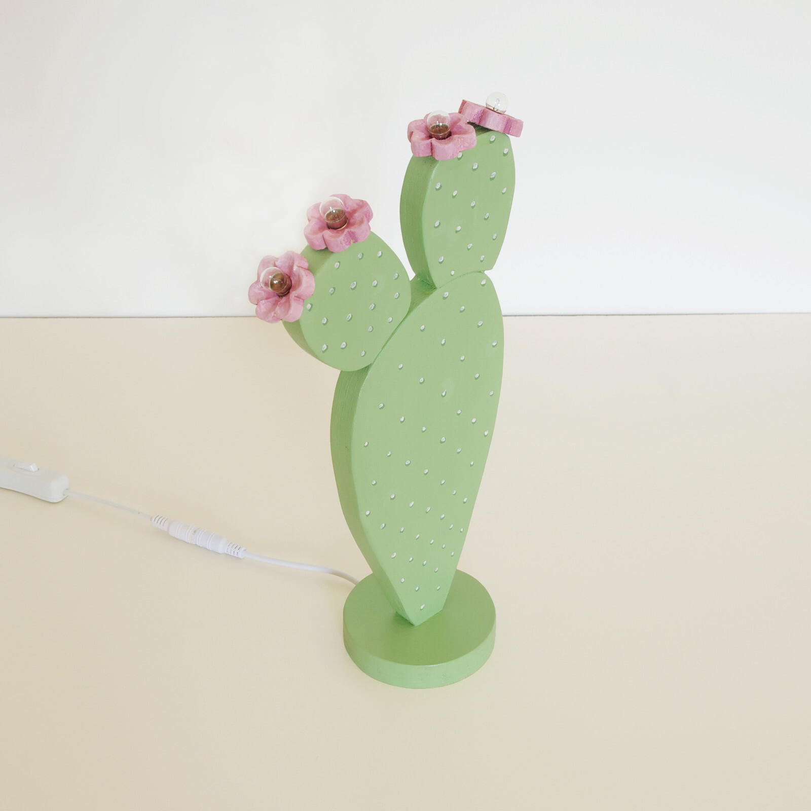 Lampada Design Cactus Opuntia: Arredo Ecosostenibile Handmade Italy