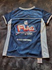 NFL Flag Boys Cowboys T Shirt Blue White V Neck Reversible Size S — photo 2