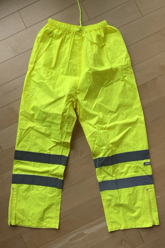 Pantalones de Lluvia Jorestech Alta Visibilidad Trabajo Impermeable Reflectante Alta Visibilidad Seguridad Foto 2 de 4