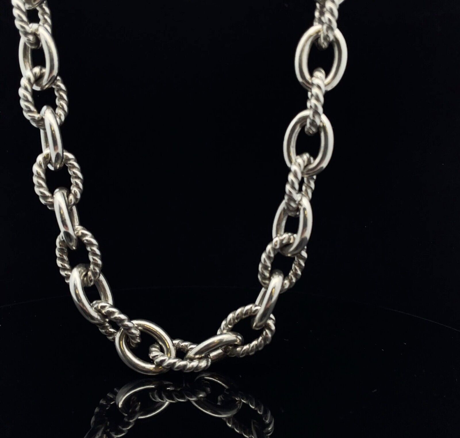 Carolyn Pollack Solid Sterling Silver Large Link … - image 3