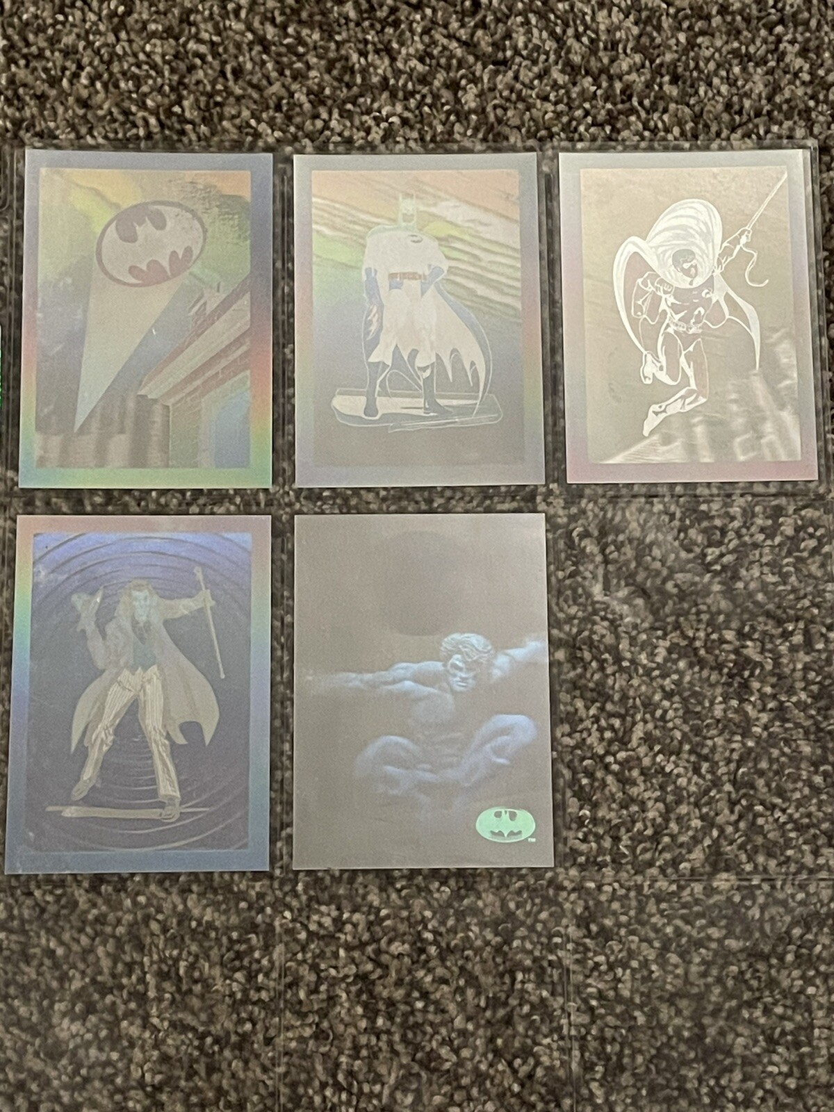 1991 Batman, Robin, Joker, Bat Signal DC Hologram Cards plus Bonus  Nightwing | eBay
