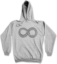 OUROBOROS INFINITY HOODIE HOODED SWEATSHIRT Uroboros Ancient Mythologie Snake