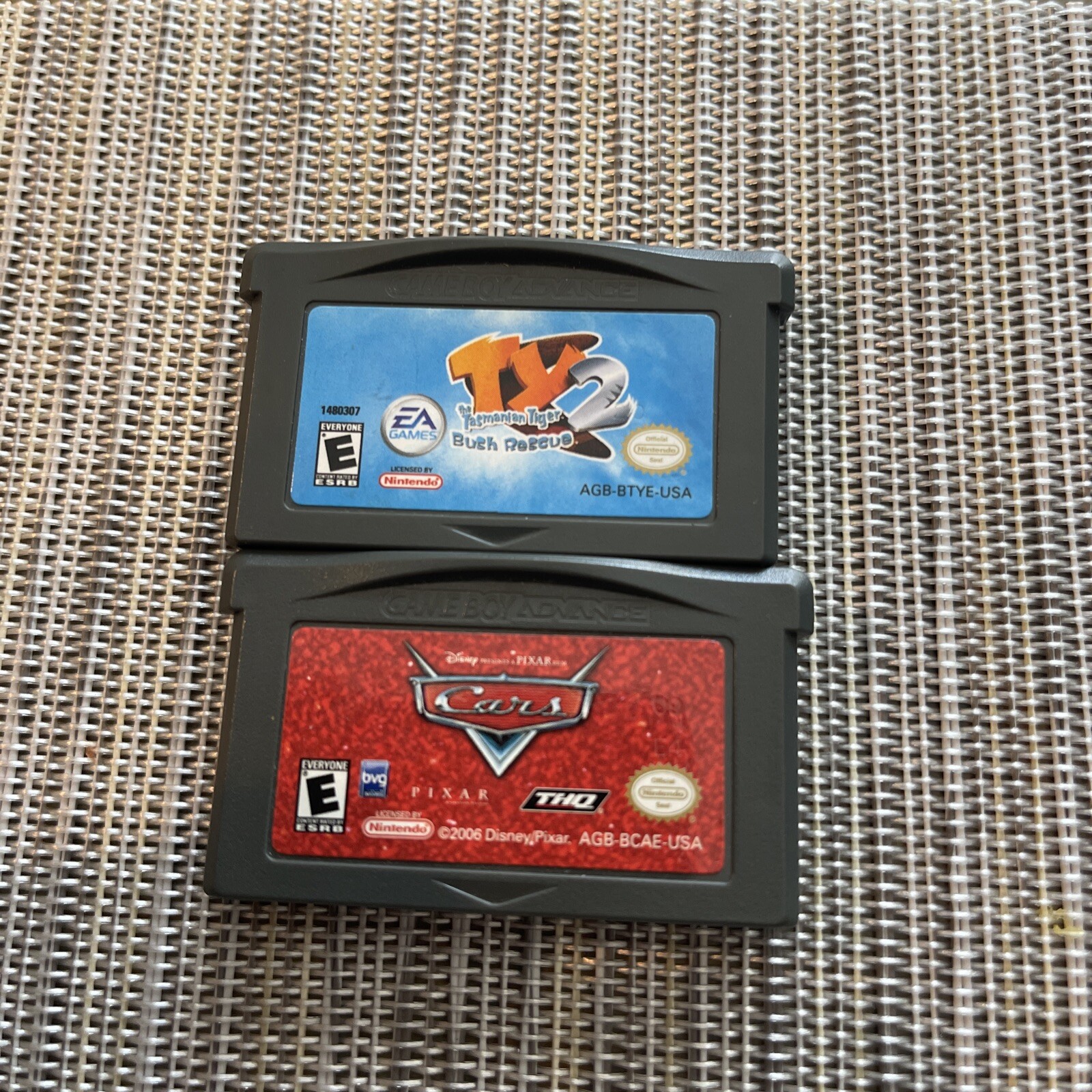 Cars (Nintendo Game Boy Advance, 2006) Ty 2 Bush Rescue Tested Cart Only