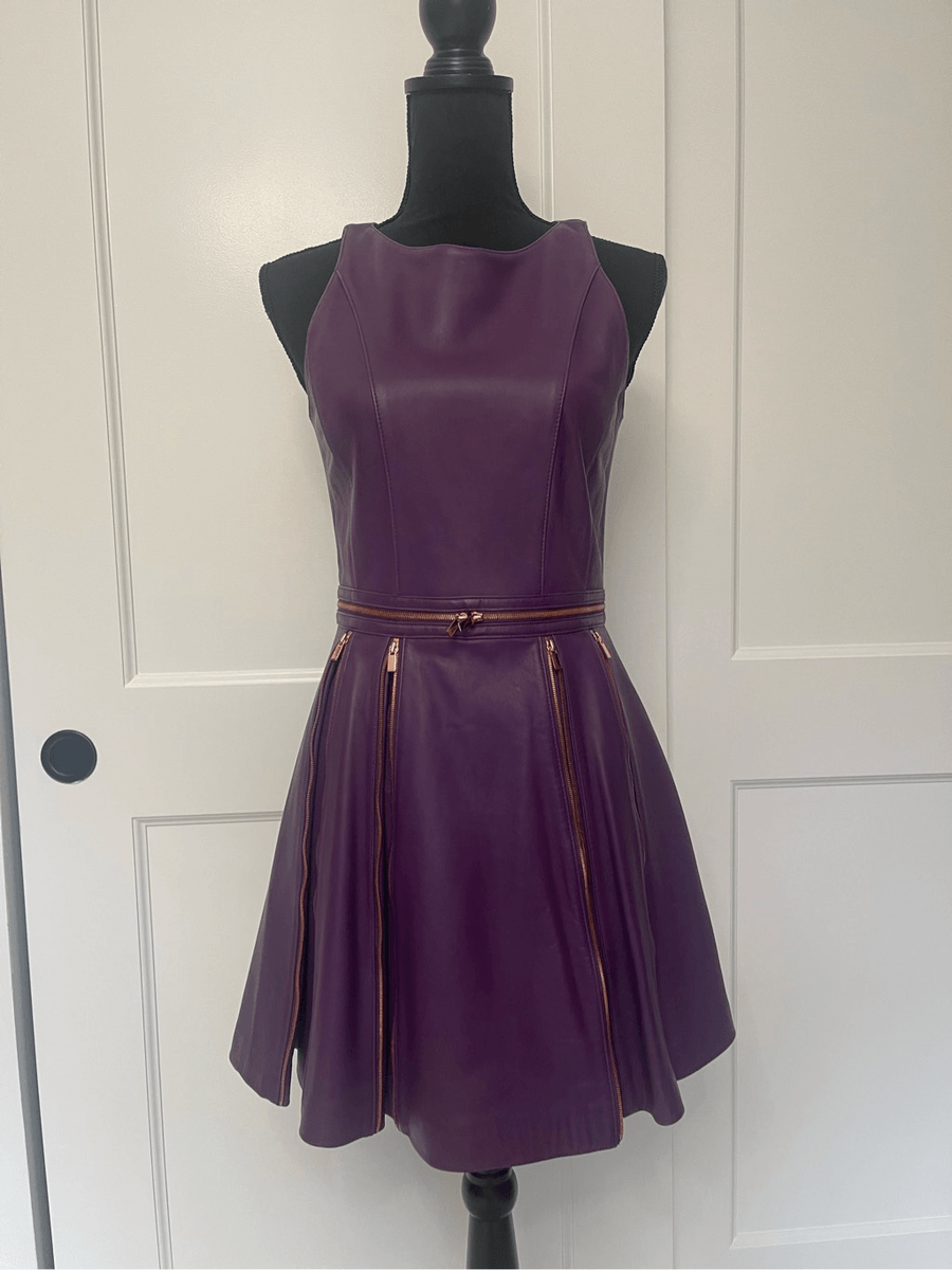 Thomas Wylde Lamb Leather Dress Size M