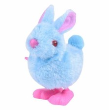 Fridja Pluh Bunny Toys Infant Child Stuffed Toys Hopping Wind Up Easter Gift