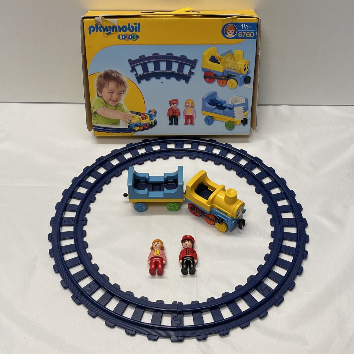 Playmobil 123 Train avec rails en boite complète ref 6760