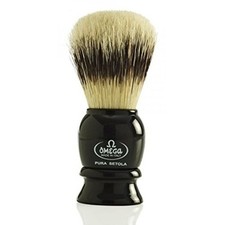 Omega Shaving Brush 13522 Pure Bristles Black