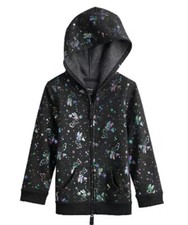 NWT Disney Jumping Beans Full Zip Hoodie 2T Metallic Minnie Mouse Softest Fleece