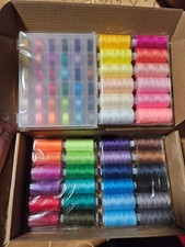 72 PCS Sewing Thread Assortment, 36 Color Thread for 400 Yards/Spool 72 
