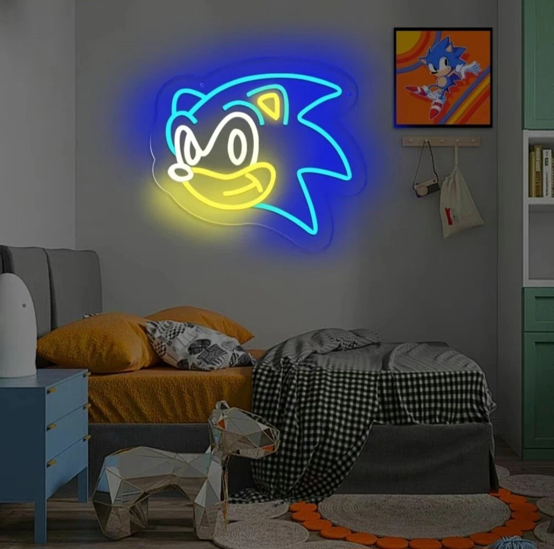 Sonic The Hedgehog Neon Sign