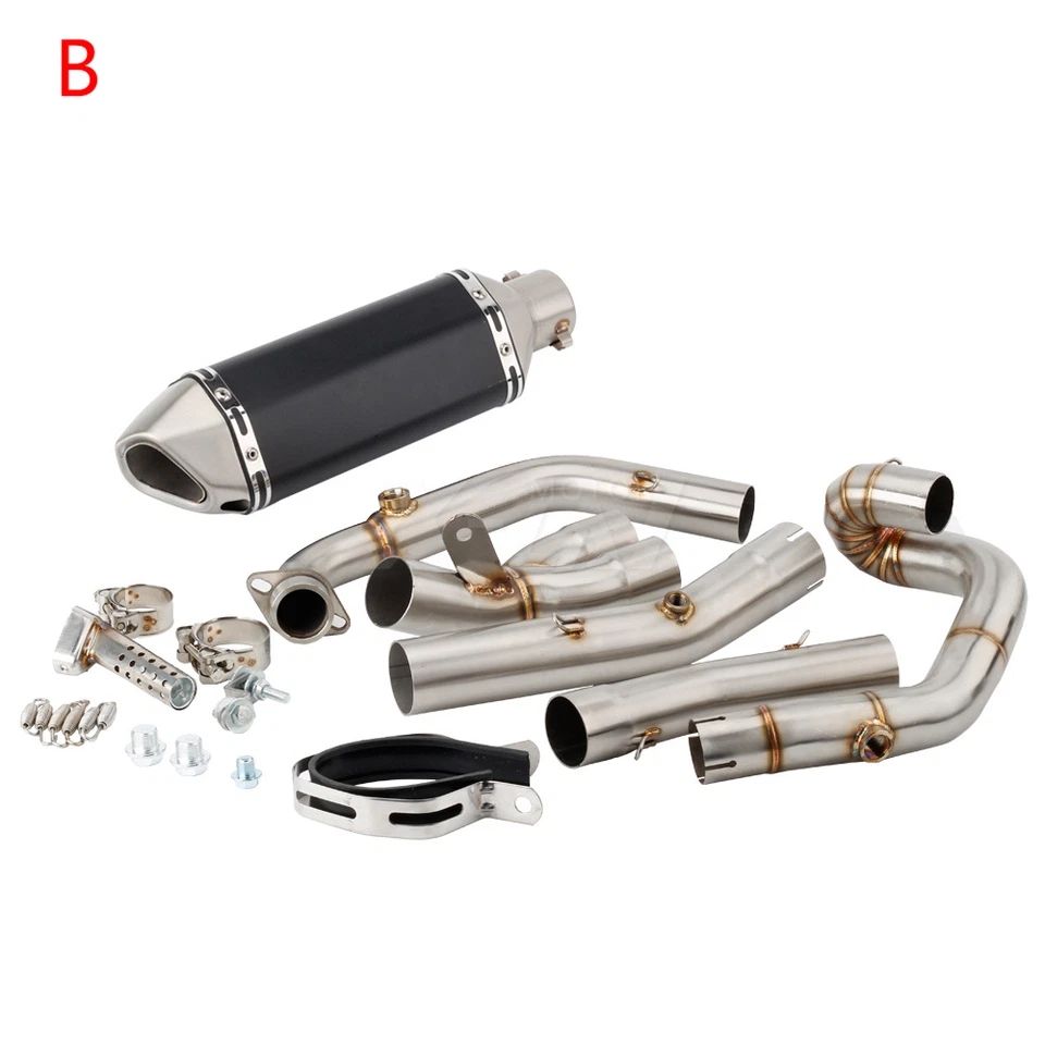 For Suzuki SV650 SV650S 2003-2015 SV 650/S Motorcycle Exhaust Pipe And Link Pipe - Image 3 of 4