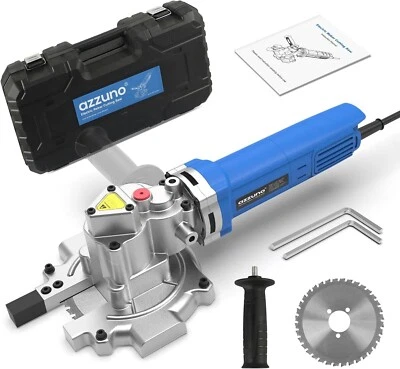 AZZUNO Electric Rebar Cutter 1450W Portable Cutting Saw Cutting up to 3/2In 4-40mm