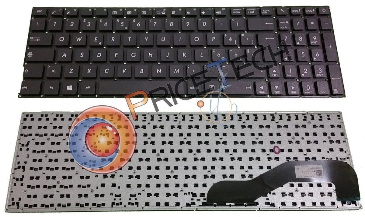 Tastiera Italiana QWERTY Per ASUS X501A X501U – Nuova, Nero, Layout Italiano
