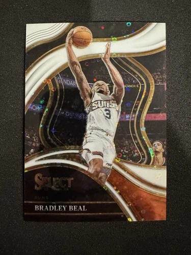 2023-24 Panini Select Bradley Beal SP Courtside Fast Break White Prizm #48/75