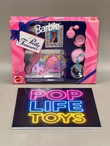Vintage 1995 Mattel  “Barbie Pretty Treasures- Vanity Accessories” #13756 *NIP*