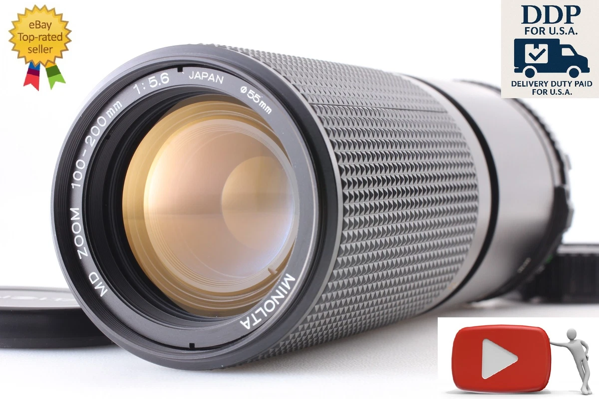 Minolta MD f/5.6 Camera Lenses 100-200mm Focal for sale | eBay