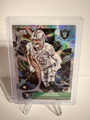 2025 Topps Cosmic Chrome Jack Bech RC Nucleus Refractor Rookie #153 Raiders