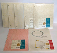 5x Packs Hallmark Self Adhesive Refill Pages for Medium Album  Lot - 10.5x8.5