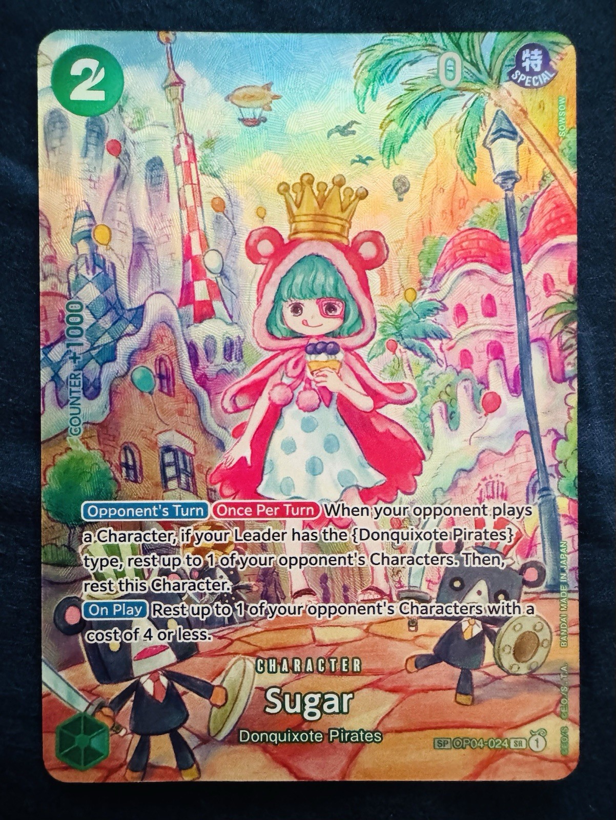 Sugar (SP) OP04-024 Super Rare Wings of the Captain One Piece NM