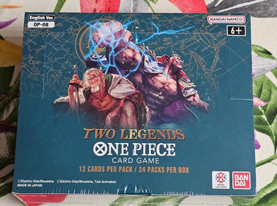 One Piece - OP08 - Display /Box - ''Two Legends'' - OVP - Neu/Seald - English