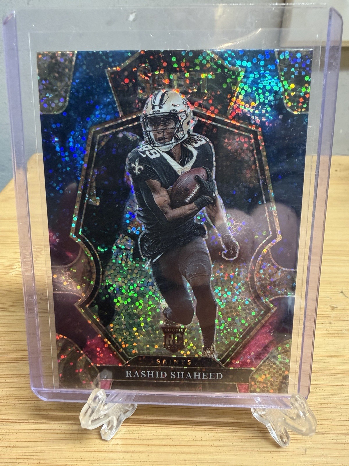 Rashid Shaheed 2022 Panini Select Cosmic Premier Level Rookie SSP