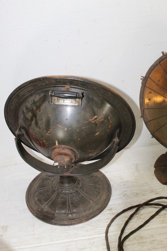 (2) Antiguo calentador de espacio Landers Frary & Clark universal de cobre brillante (leer) - Imagen 8 de 15