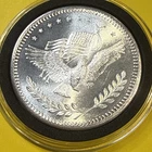 1 oz Eagle Flag America Trade Unit .999 Silver Trade Unit & Capsule