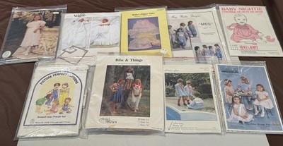 New - Lot Of 9 Heirloom Smocking Children s Patterns - See Listing For All Names