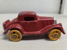 Vintage Iron Art JM316 Cast Iron 2 Door Coupe Toy Car