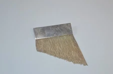 Vintage Sterling Silver 747 VI Vicenza Italy Fringe Bar Tassel Brooch Pin