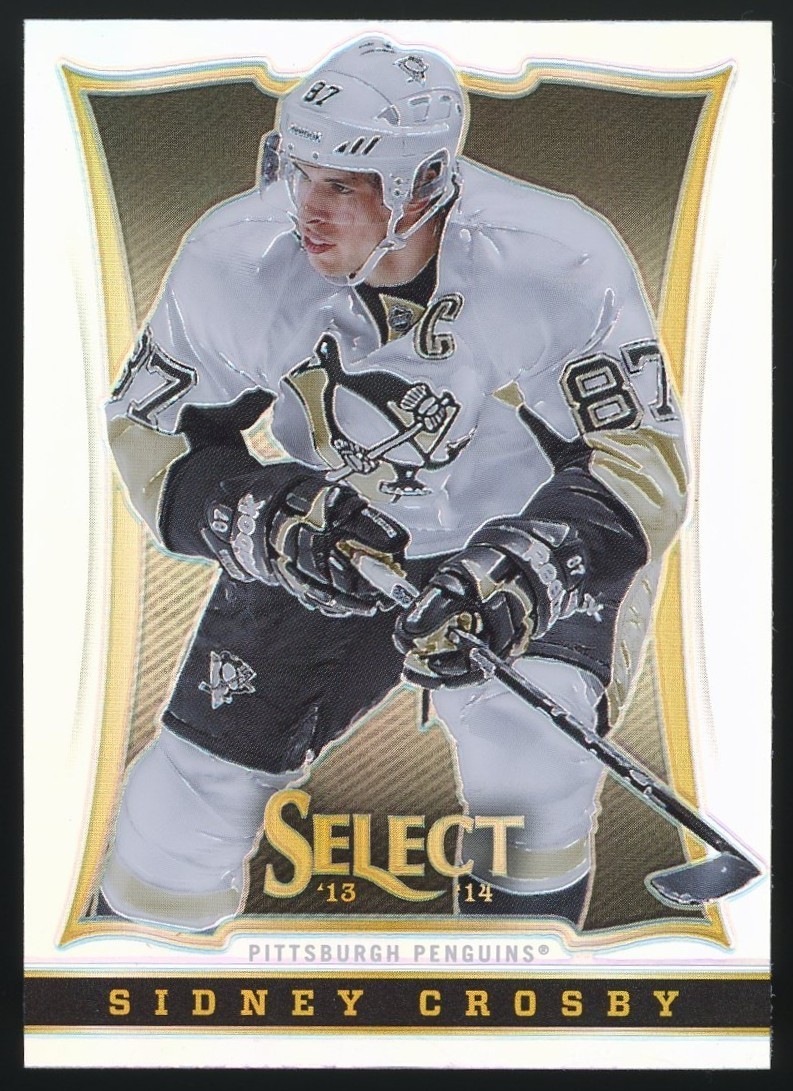 SIDNEY CROSBY 2013-14 PANINI SELECT HOCKEY SILVER PRIZM #6 SP