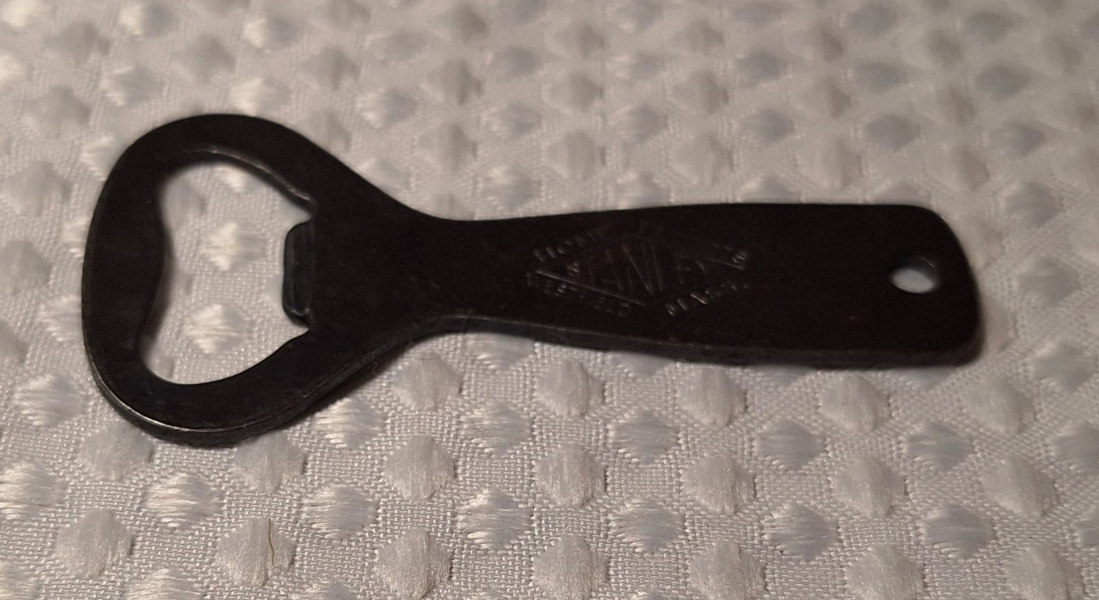 Vintage Stanley Home Products Westfield Massachusetts Beer Bottle Opener Metal