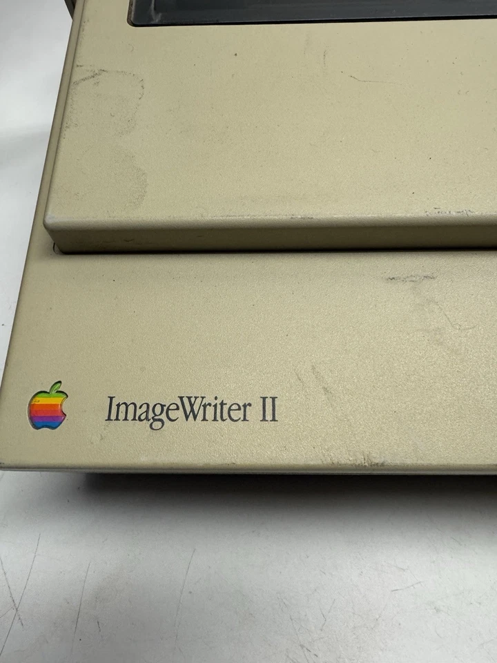 Vintage Apple Imagewriter II Printer G0010 Power On "Print Paper not Installed" - Image 2 of 4