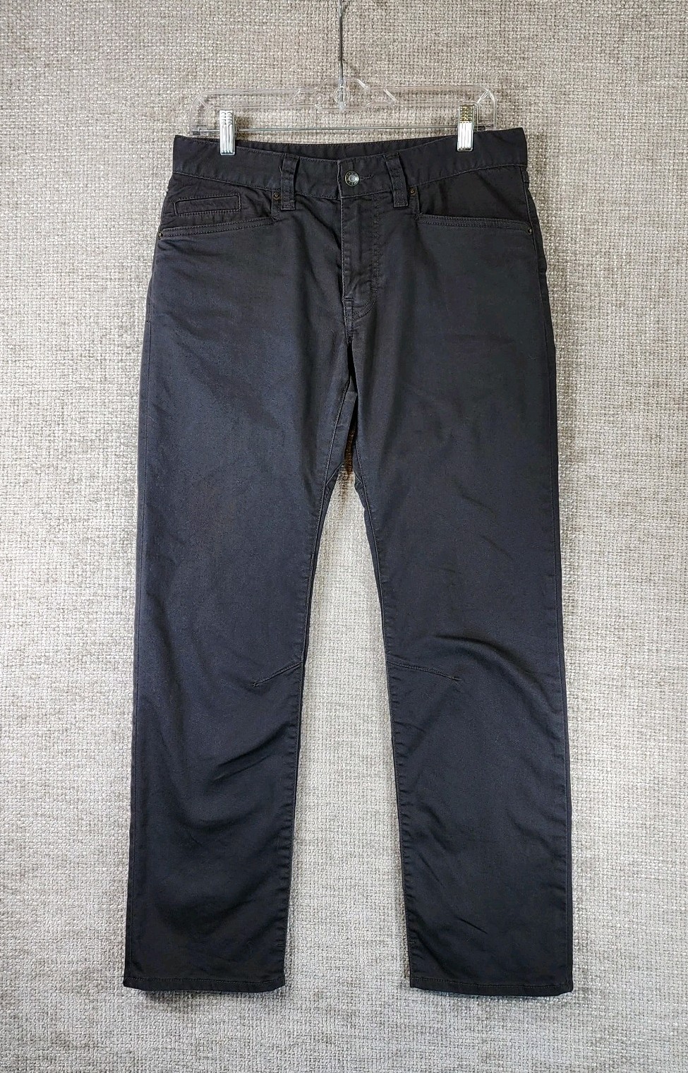 S 30x30 Charcoal Straight Fit Organic Cotton Blend