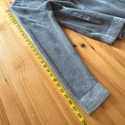 Calvin Klein Sweater Jacket Men XL Gray Full Zip Pockets Ribbed Knit Shacket - Picture 7 of 12