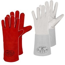 Arbeitshandschuhe Schwei&szlig;erhandschuhe Leder Schwei&szlig;handschuhe Hitzeschutz Gr.10