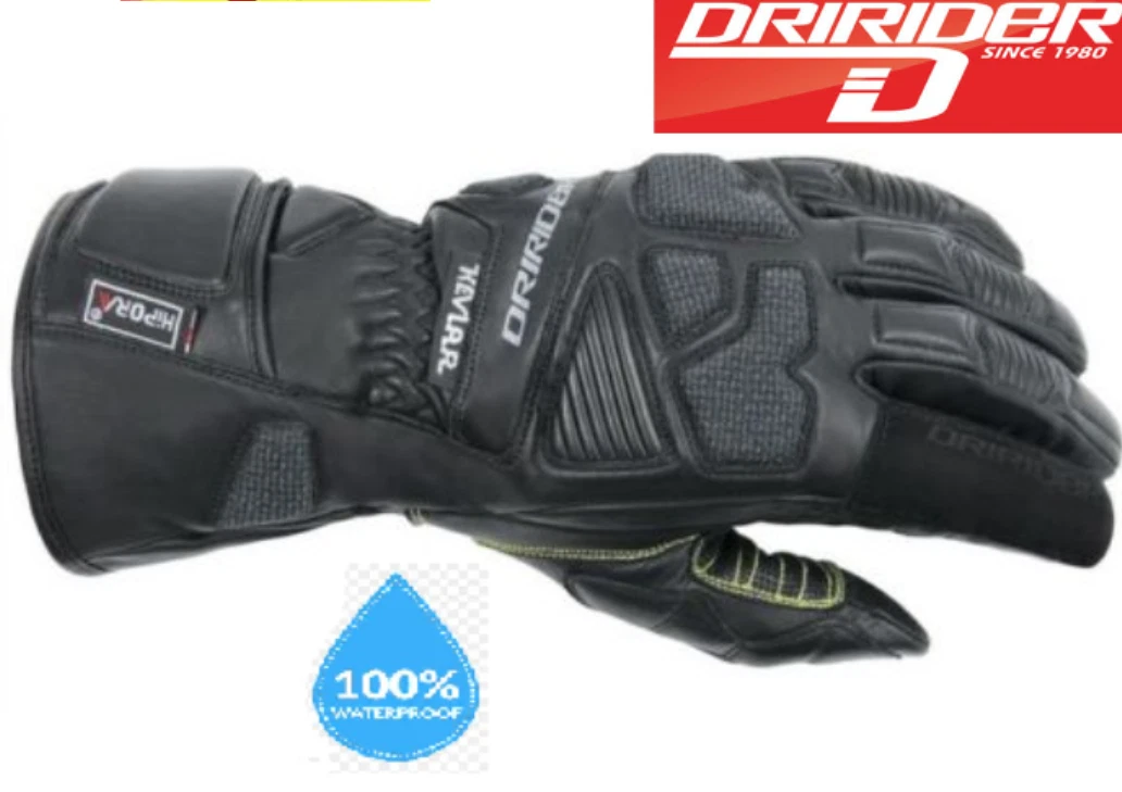 DRIRIDER ‘Apex 2’ Waterproof Motorcycle Gloves New! Road Motorbike All sizes
Opens in a new window o